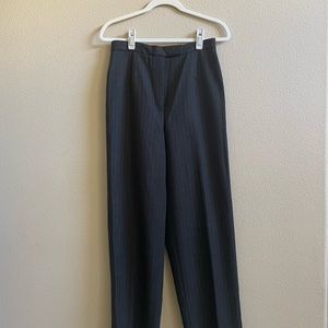 💛Amanda Smith, 100% Wool Gray Pinstripe Pant, 10